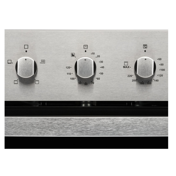 духовой шкаф электрический 60см черный серый krona noce 60 ix