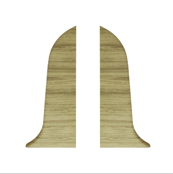 Фото Заглушки пвх 58 мм ясень рустик 561 vilo profi 2 шт