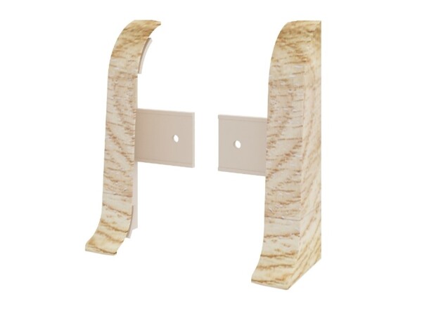 Фото Заглушки пвх 58 мм дуб ливерпуль 574 vilo profi 2 шт