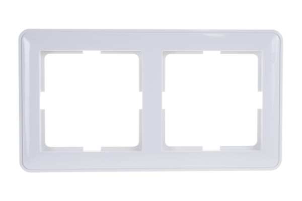 Фото Рамка (белая, двухместная) schneider electric wessen w59 kd-2-18
