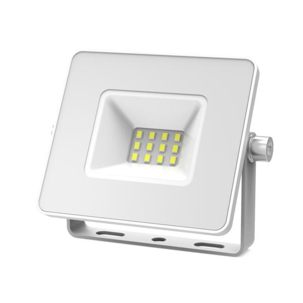 Фото Прожектор gauss elementary 613120310 10w 850lm 6500k 200-240v ip65 белый led