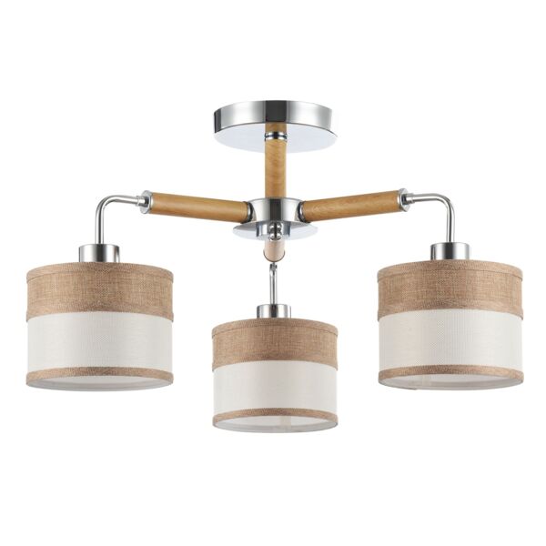 Фото Светильник потолочный freya helen fr5329-pl-03-ch е27 3x40вт ip 20 хром