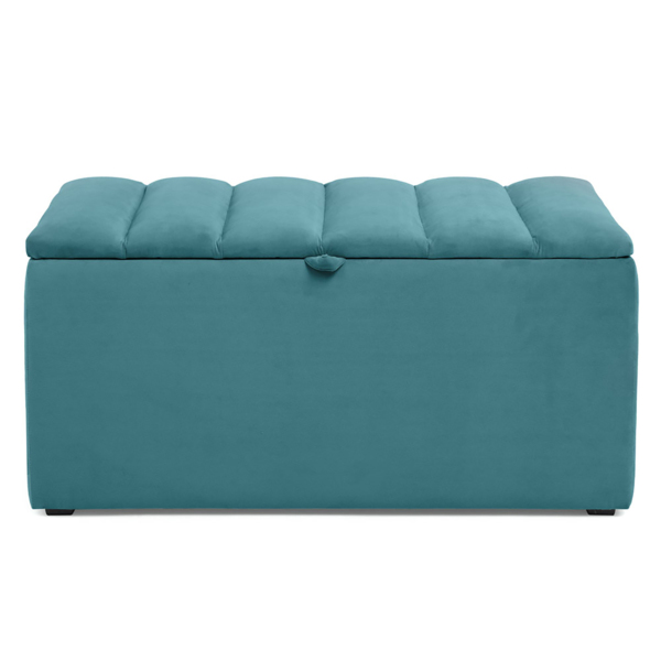 пуф-банкетка каркасная nrava home  800х400х450 бирюза