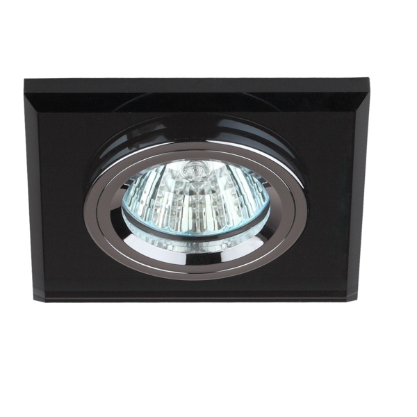 Фото Светильник точечный эра dk8 gu5.3 ip20 черный c0043792