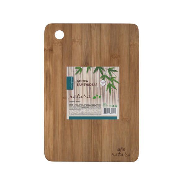 Фото Доска бамбуковая 32х22см natura  atmosphere дерево at-n023