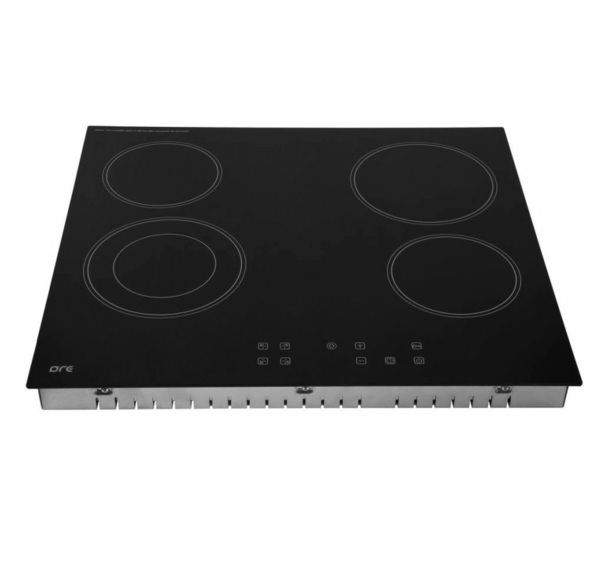 панель варочная черная электрическая ore cs60 4 конфорки стеклокерамика