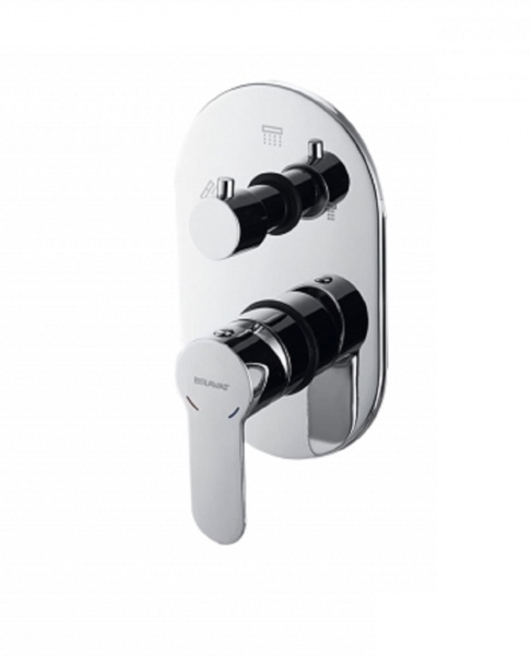 Фото Смеситель встраиваемый в стену bravat new moon p69191c-rus