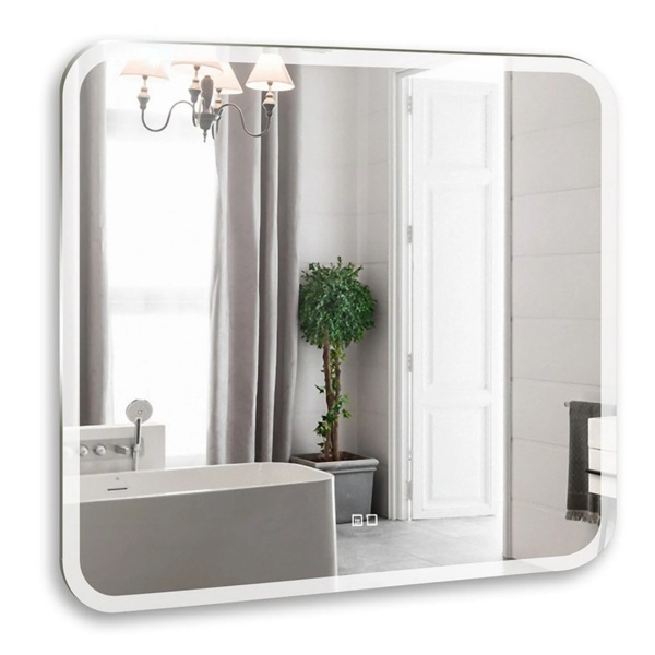 

зеркало с подсветкой mixline стив-2 70х68 542565