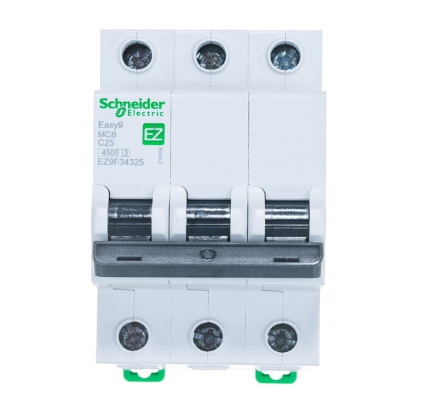 Фото Выключатель автомат. 3p 25a (c), schneider electric easy 9, se ez9f34325