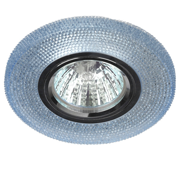Фото Светильник точечный эра dk ld1 gu5.3 ip20 голубой б0018774