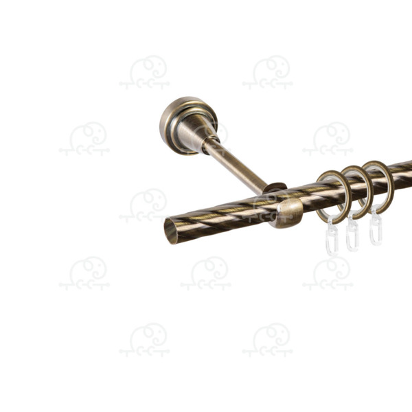 Фото Карниз однорядный d16 ас март grace 2,0м антик 4812634009313