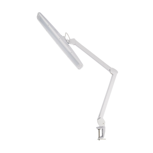 

лампа настольная rexant led eco light 21вт ip20 на струбцине белый 31-0401