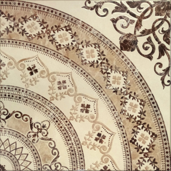 плитка напольная venecia roseton 45x45 48156