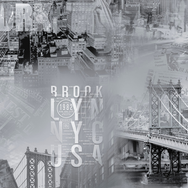 Фото Обои 168453-10 industry america флизелин 1.06x10,05м города серый