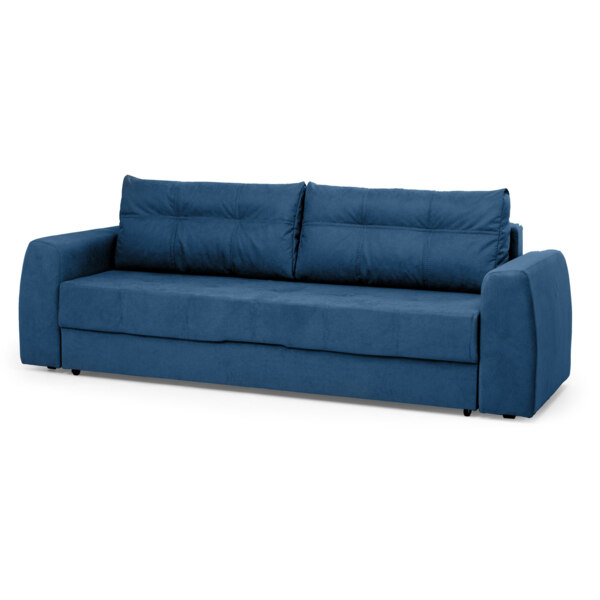 Фото Диван-кровать bruno double 2420х880х720 синий