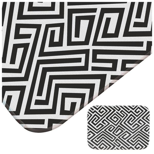 Фото Коврик для сушки посуды 35*25см mdm-promo-bw рыжий кот микрофибра 100694