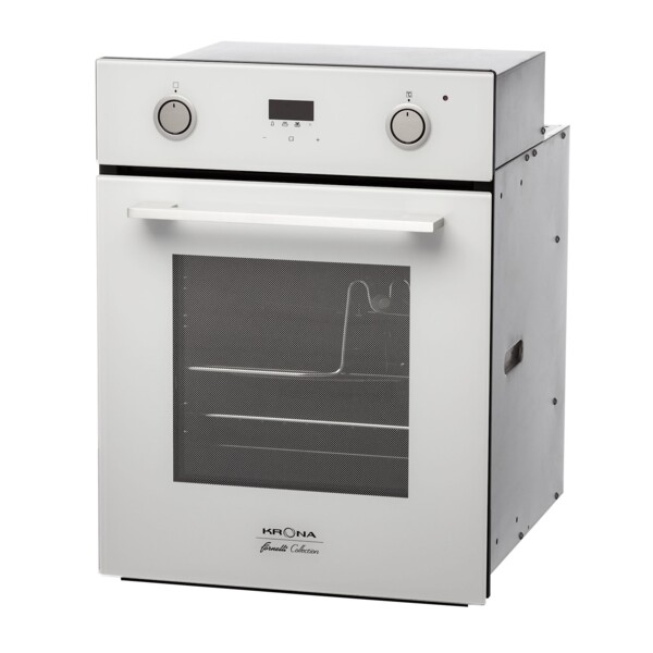 духовой шкаф электрический 45см белый krona sonata 45 wh