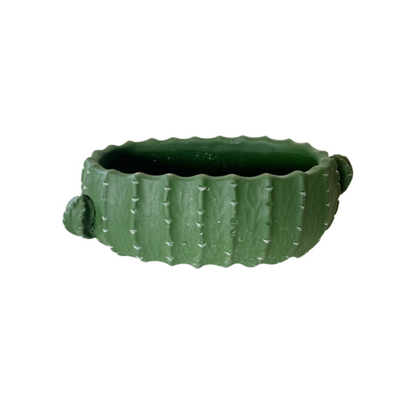 Фото Ваза керамическая 19х10х7см кактус 70214-3