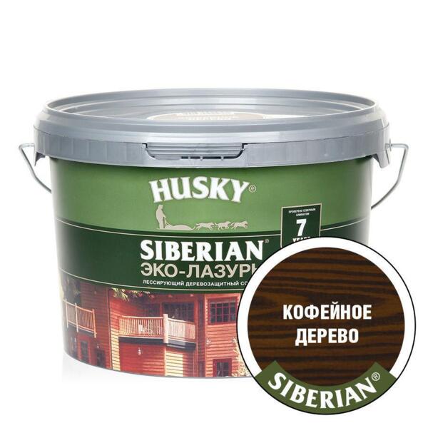

антисептик husky siberian полуматовая кофейное дерево (2,5л)