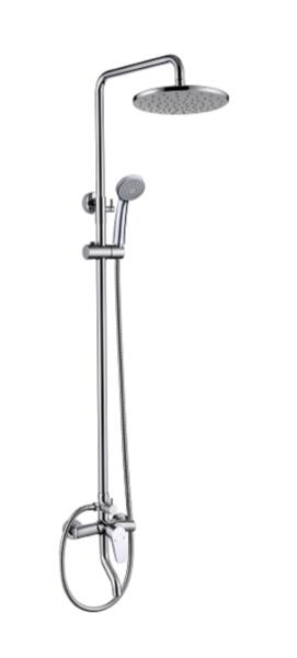 

душевая колонна со смесителем для ванны bravat f6191238cp-a-rus