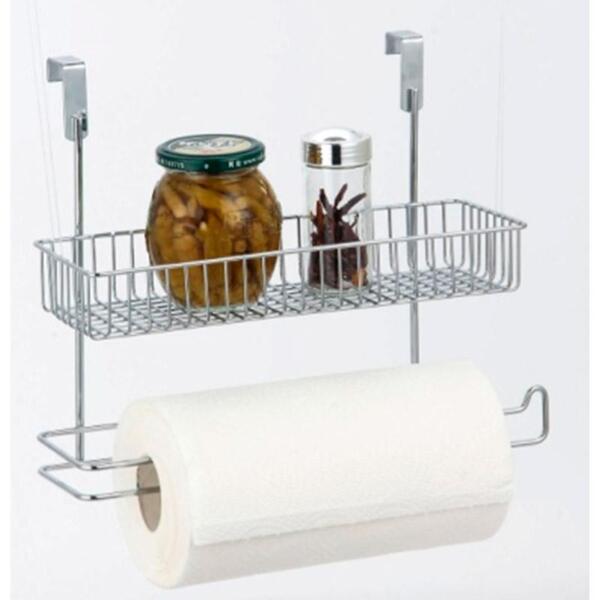 Фото Полка для кухни навесная w6733 рыжий кот с держателем для полотенца металл 100240