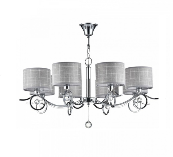 Фото Люстра подвесная freya bertrand fr5906-pl-08-ch е14 8x40вт ip 20 хром