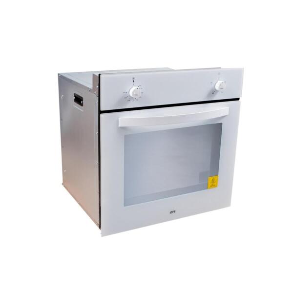 шкаф духовой 60 см 4 функции белое стекло ore va60w