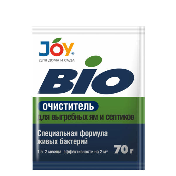 Биоочиститель для выгребных ям и септиклв joy 70г