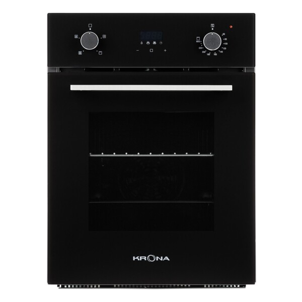 духовой шкаф электрический 45см черный krona gusto 45 bl