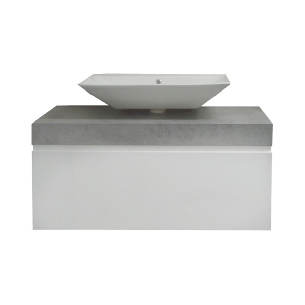 

тумба подвесная azario latina 100 с раковиной top counter 65 cs00060591