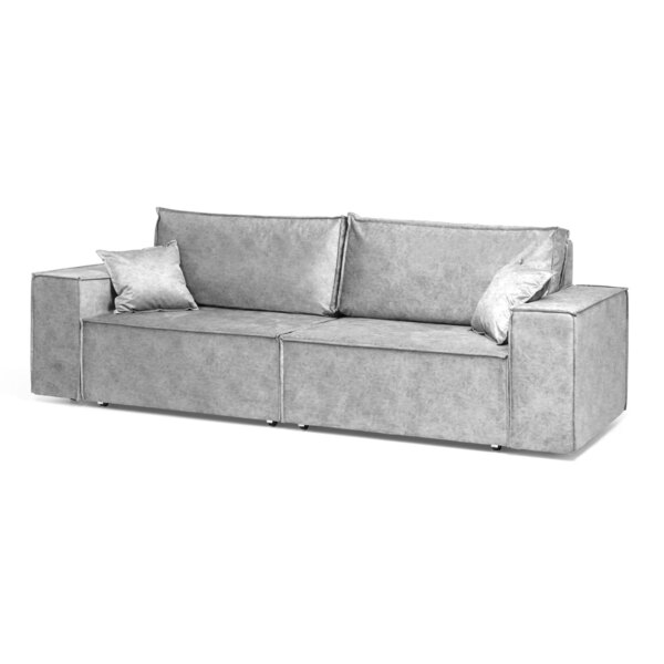 Фото Диван-кровать bruno loft 2250х1000х890 светло-серый