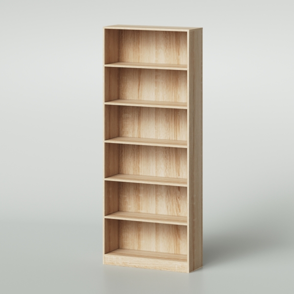 Фото Стеллаж bruno daily 80 800х280х2100  дуб сонома