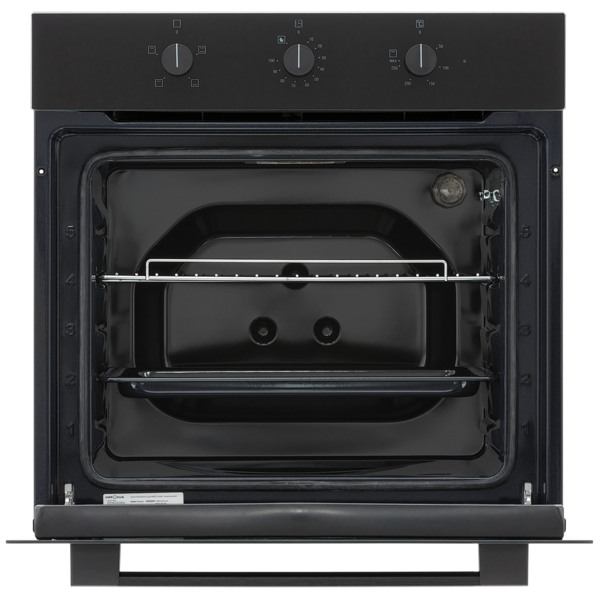 духовой шкаф электрический 60см черный krona sera 60 blbl