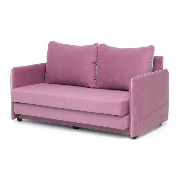 диван-кровать nrava sweet 1340х830х800 розовый