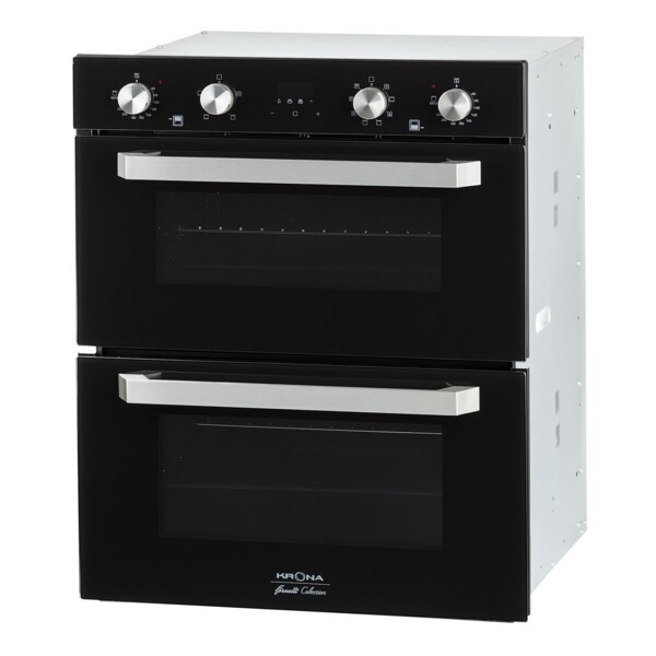духовой шкаф электрический 60см черный krona arte 60 bl