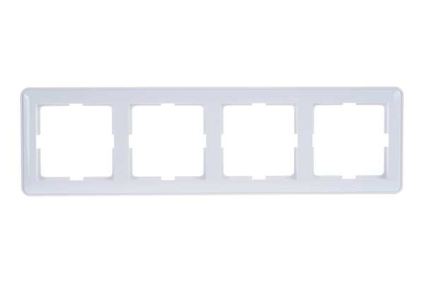Фото Рамка (белая, четырехместная) schneider electric wessen w59 kd-4-18