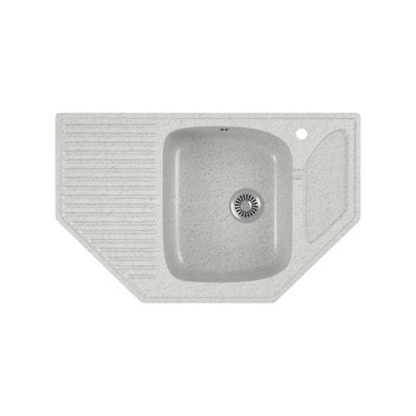 Фото Мойка кухонная мраморная greenstone 80x50 grs-10-310 серый