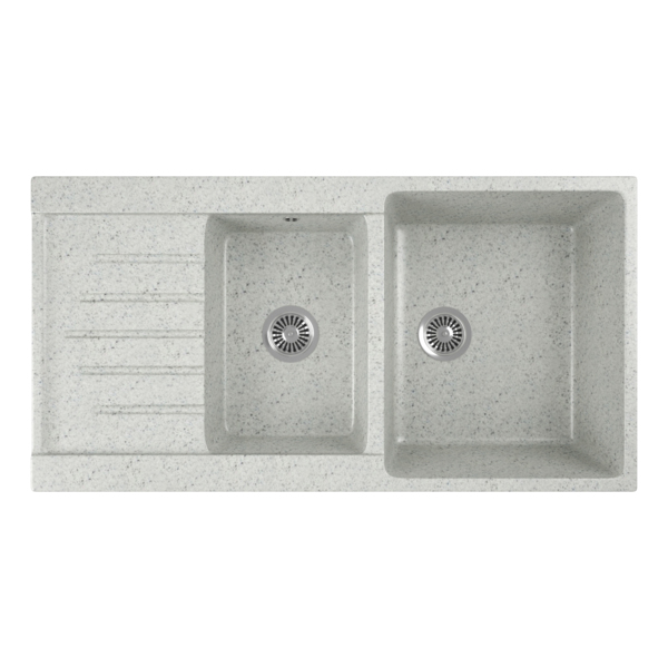 Фото Мойка кухонная мраморная greenstone 98x51 grs-98k-310 серый