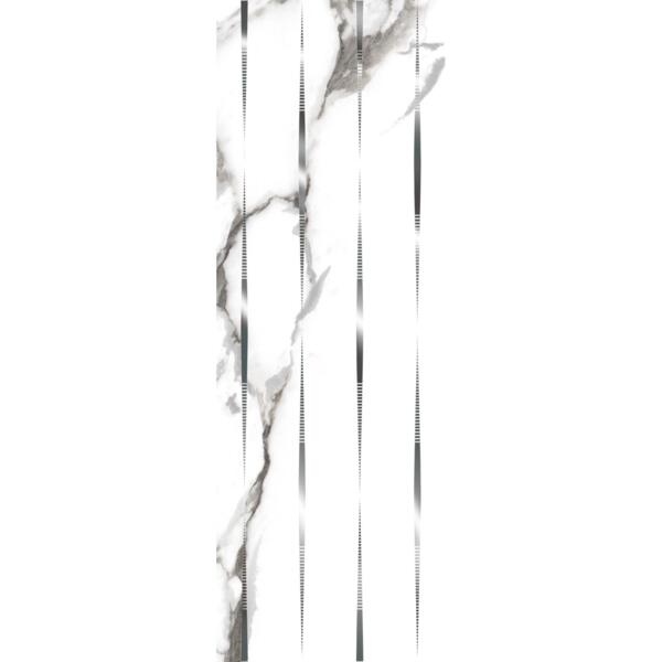 Фото Декор royal bianco platino белый 24,2*70 918292