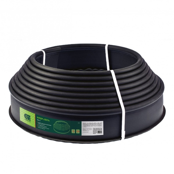 Фото Лента бордюрная 10х1000см черная