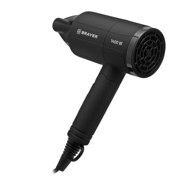 Фен 1400 вт складной brayer br3040
