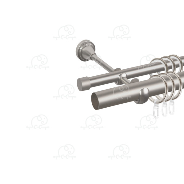 Фото Карниз двухрядный d16/25 ас март grace 1,6м сатин 4812634014522