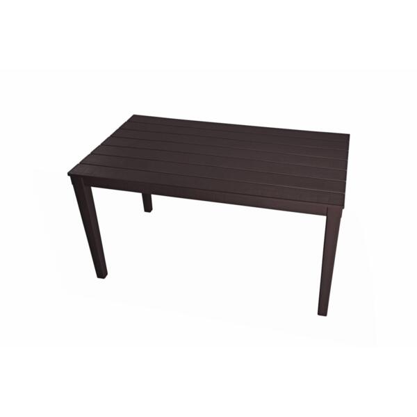 Фото Стол прямоугольный прованс 80*140см шоколадный