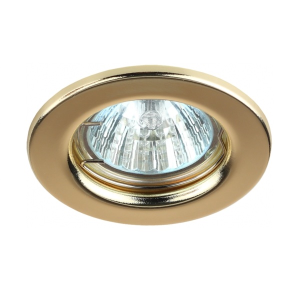 Фото Светильник точечный эра st1 gd золото c0043798