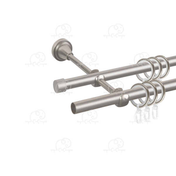 Фото Карниз двухрядный d16/16 ас март grace 1,6м сатин 4812634009238