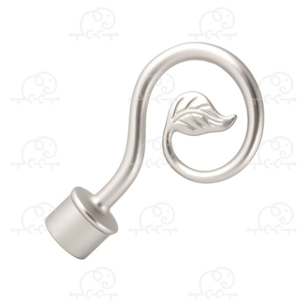 Фото Наконечник d16 ас март завиток одинарный /2шт/ сатин 4812634003038