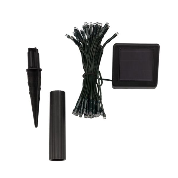 Фото Гирлянда садовая летний доджь с солнечной панелью led 6,9 м с аккумулятором