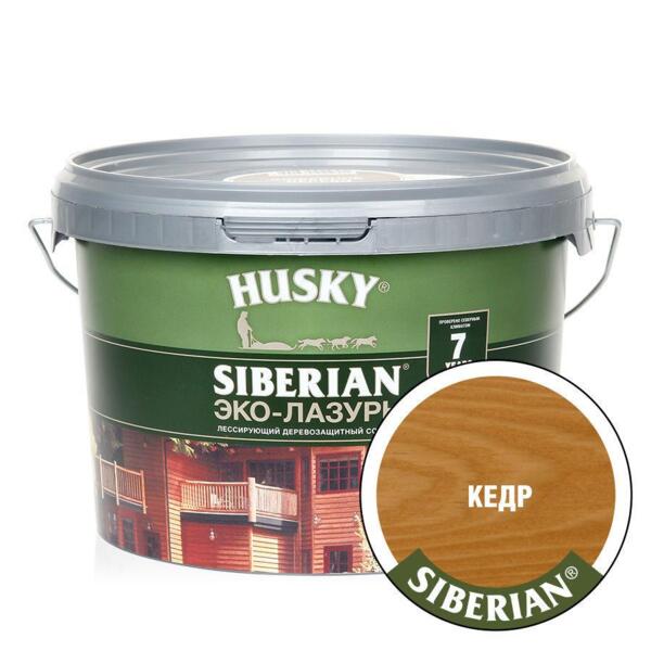 

антисептик husky siberian полуматовая кедр (2,5л)