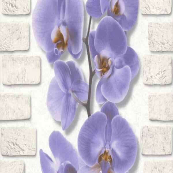 Фото Обои 10107-46 аспект винил 0,53*10,05м флористика фиолетовый