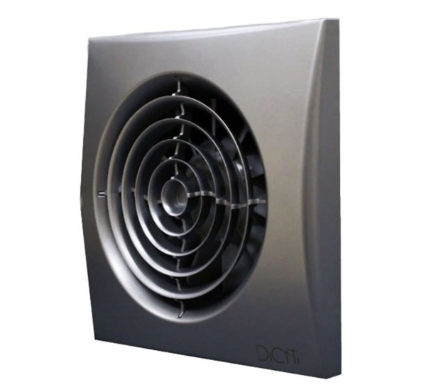 

вентилятор вытяжной осевой накладной 125мм aura 5c dark gray metal с обратн.клап. темн.серый, diciti